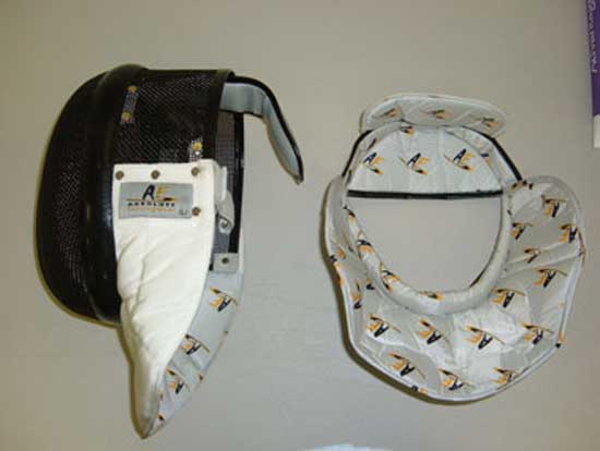 Epee Mask/Removable Lining 350N - Click Image to Close