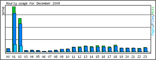 Hourly usage